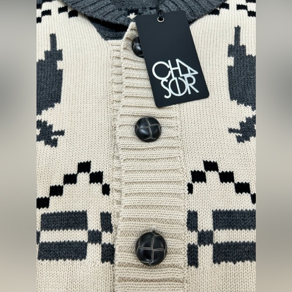 Chaser Revolve Sweater Cardigan Size Large - Picture 3 of 7